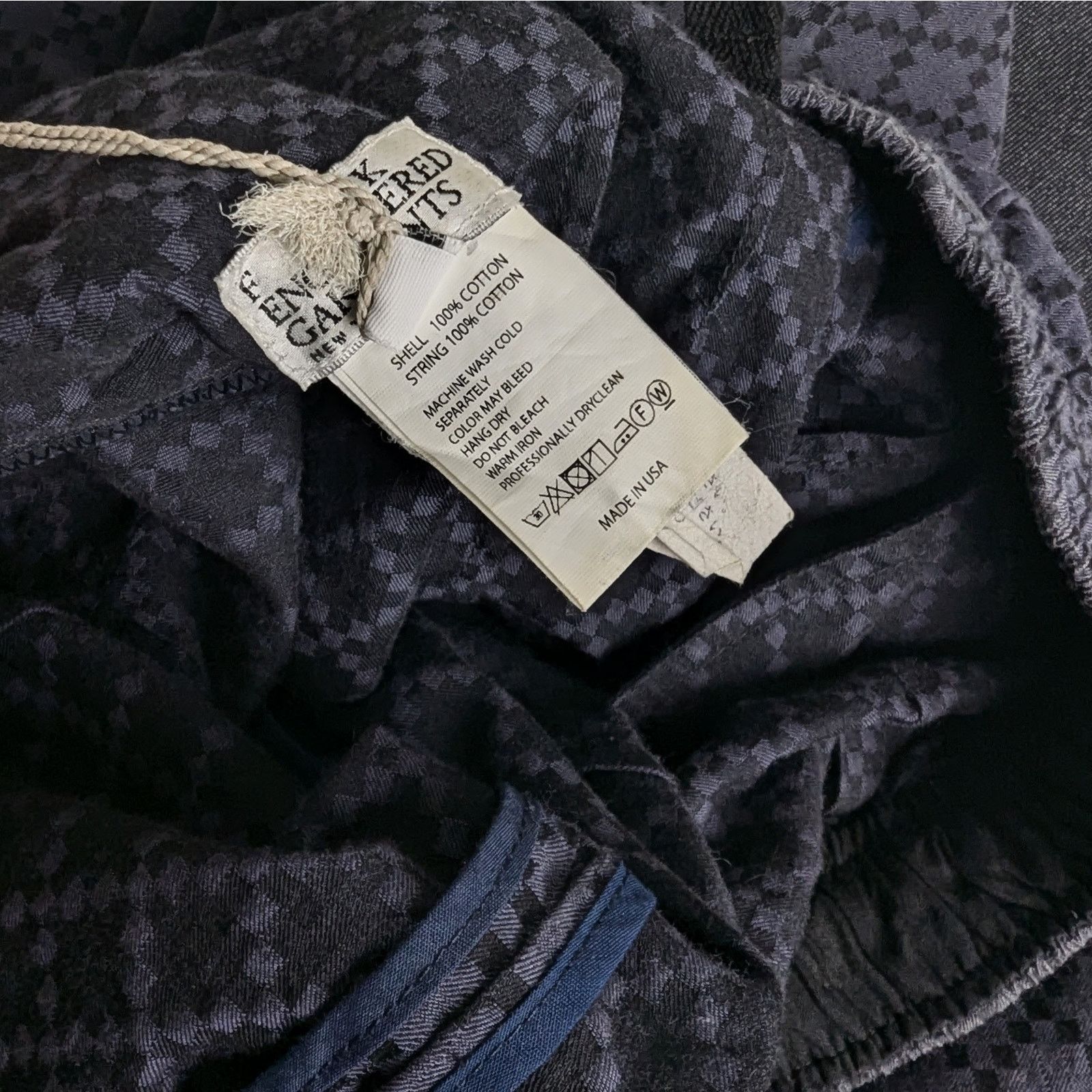 Engineered Garments Engineered Garments NY FWK Size 1 Leisure Pants Blue geo 28w Size US 28 / EU 44 - 10 Thumbnail