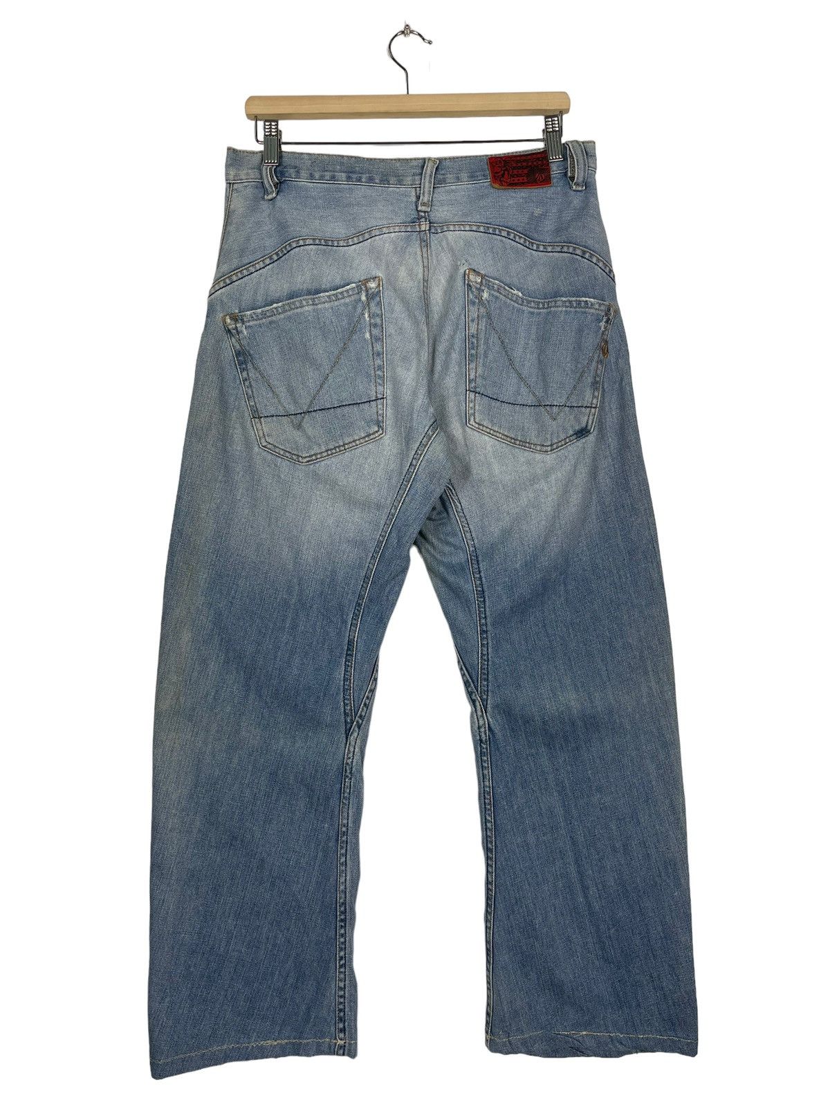 Volcom × Von Dutch Volcom Stone Boardwear Fabric Made In Usa Faded Blue Jeans Size US 32 / EU 48 - 12 Thumbnail