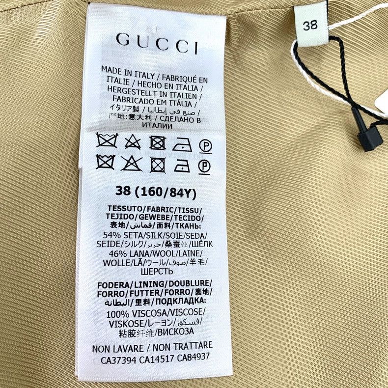 Gucci Gucci Blue multi-pocket wool single-breasted belt vest 250 Size US XS / EU 42 / 0 - 8 Thumbnail
