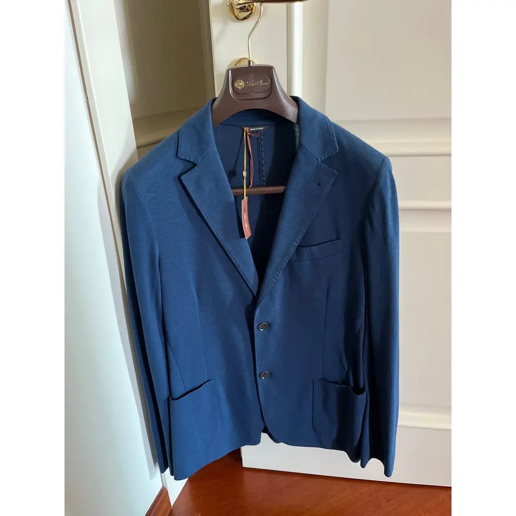 Loro Piana o1v3rcll0525 Jacket in Blue Size US M / EU 48-50 / 2 - 5 Thumbnail