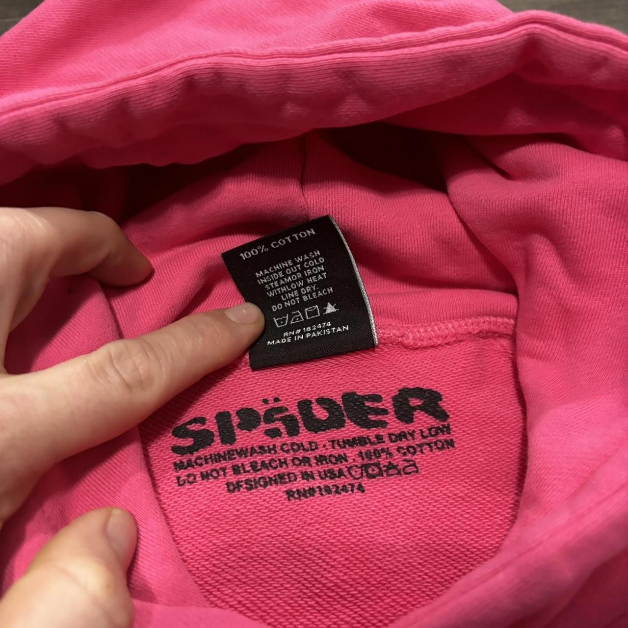Designer spider never mind the spiders here’s the slime pink hoodie Size M / US 6-8 / IT 42-44 - 6 Thumbnail