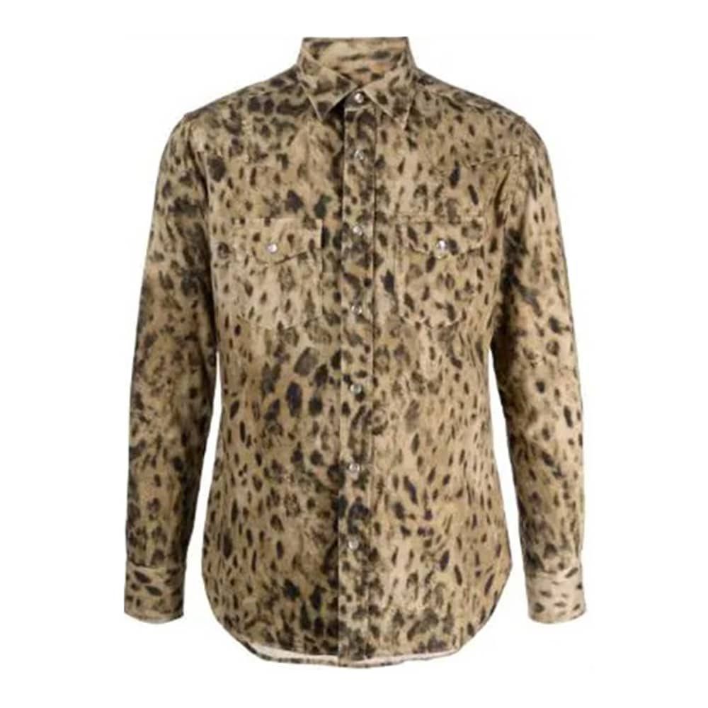 Tom Ford o1loc1c0924 HDS001 Shirt in Leopard Size US S / EU 44-46 / 1 - 1 Preview