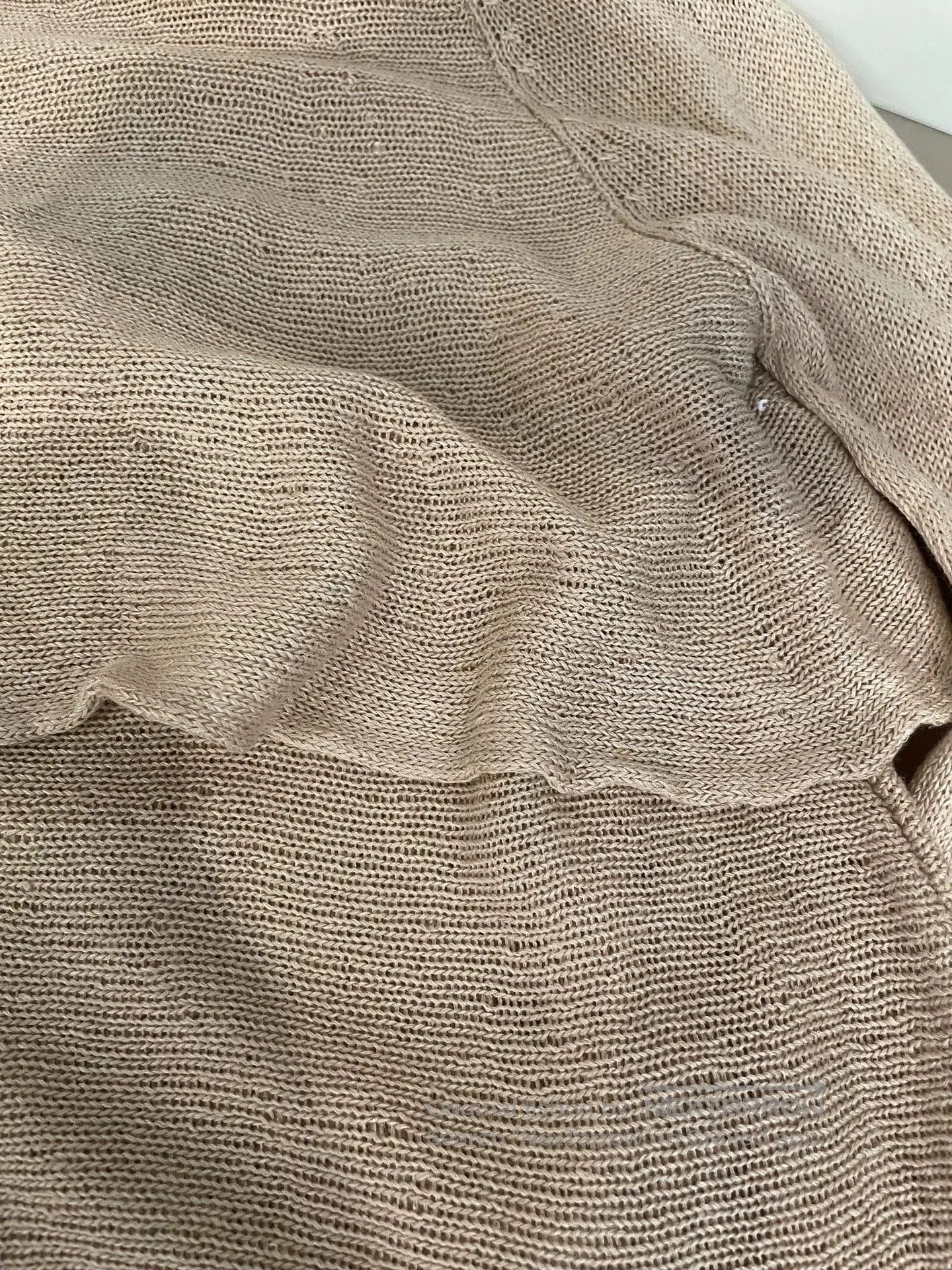 Brunello Cucinelli khaki linen sequined sweater by brunello cucinelli. Size US S / EU 44-46 / 1 - 8 Thumbnail