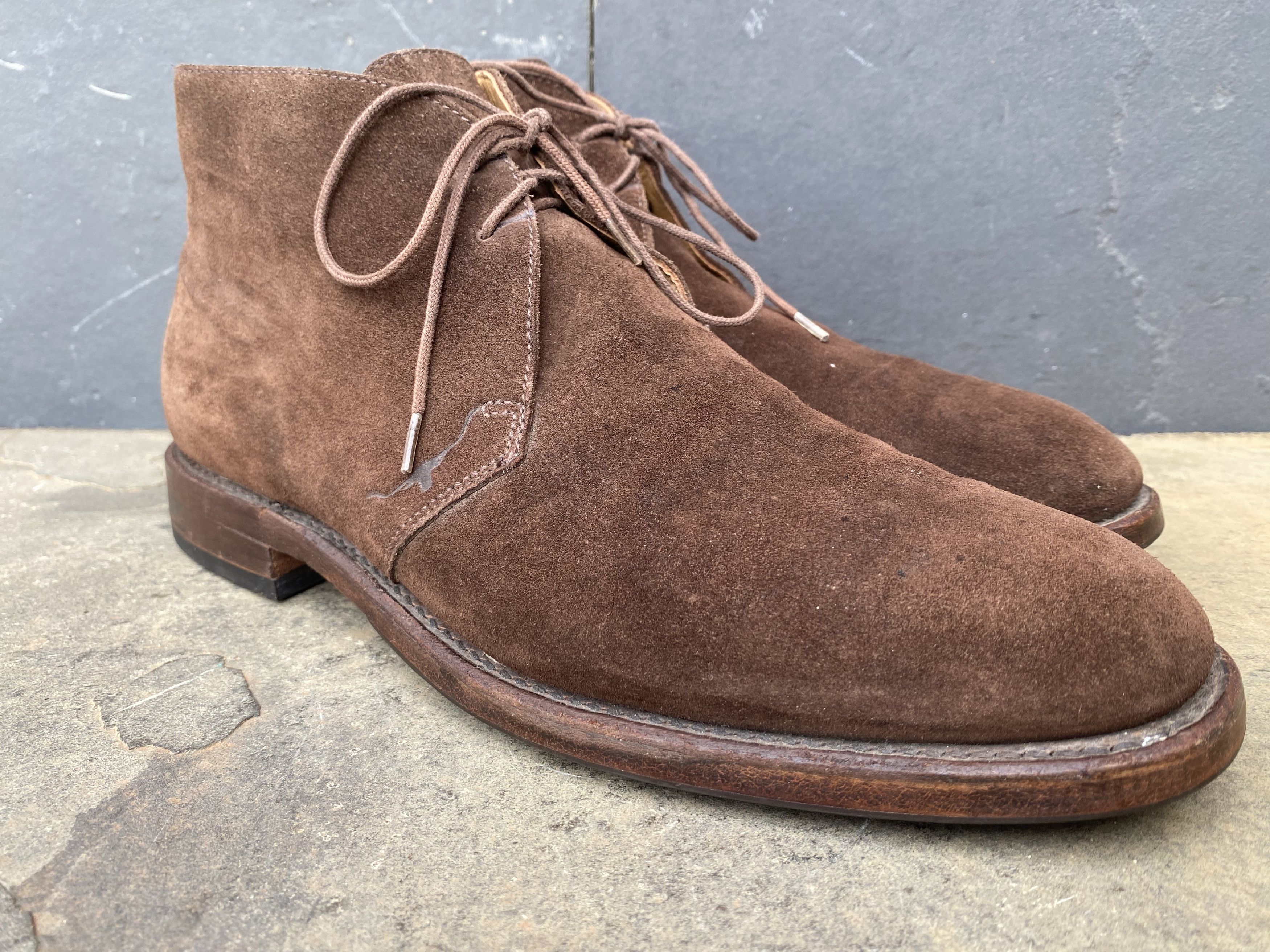 RM Williams Rickaby Suede Width G/Regular Lace