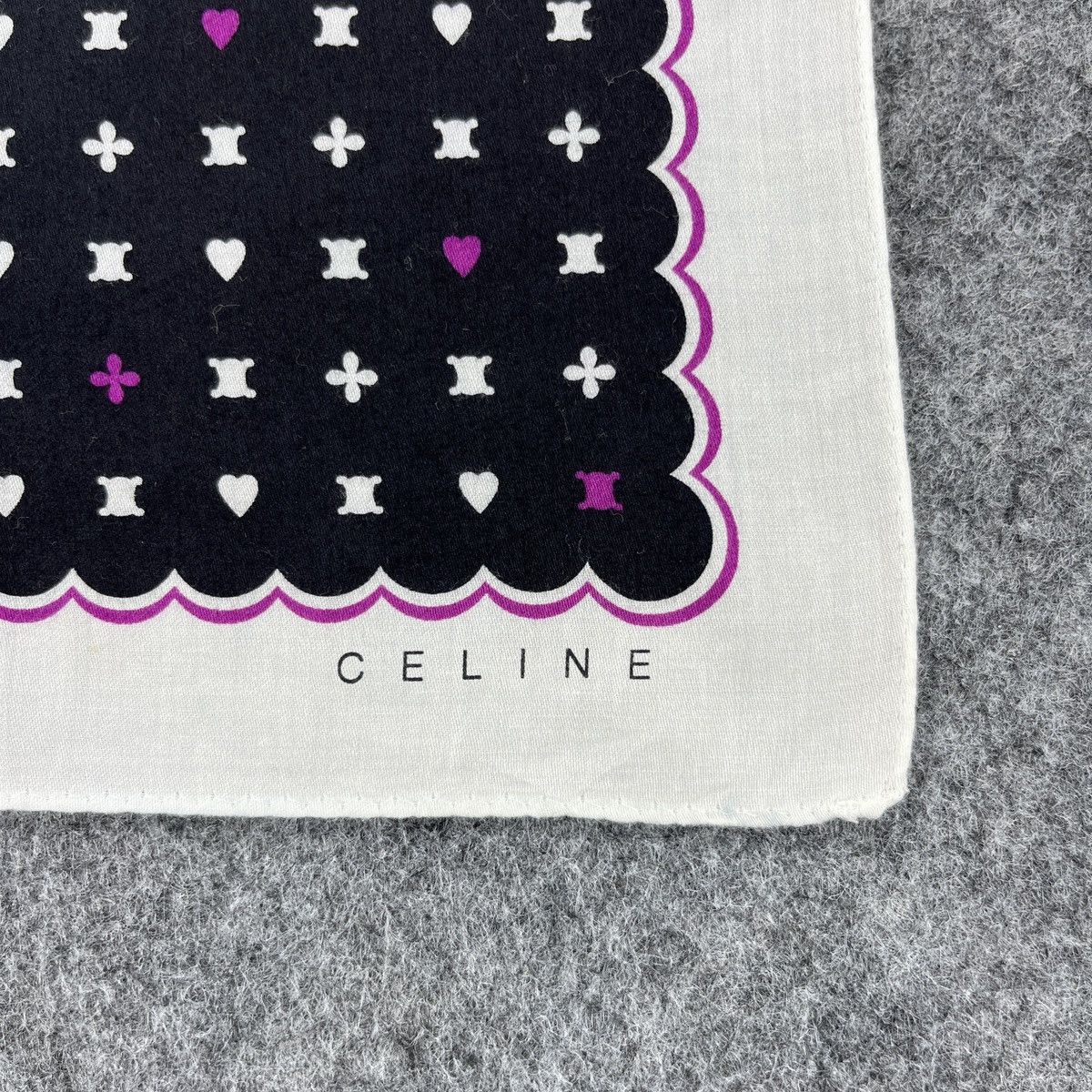 Celine Celine Luxury Handkerchief / Bandana / Neckerchief B817 Size ONE SIZE - 2 Thumbnail