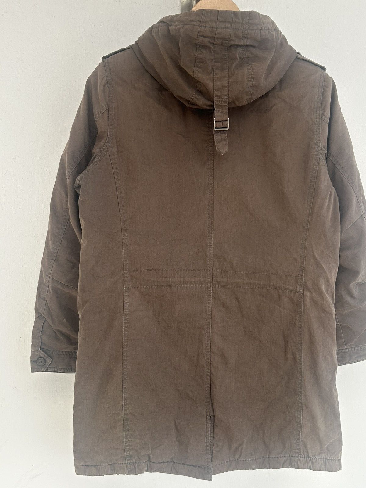 291295=Homme 291295=HOMME Vintage Bomber Hoodie Olive Green Jacket Japan Size US L / EU 52-54 / 3 - 8 Thumbnail