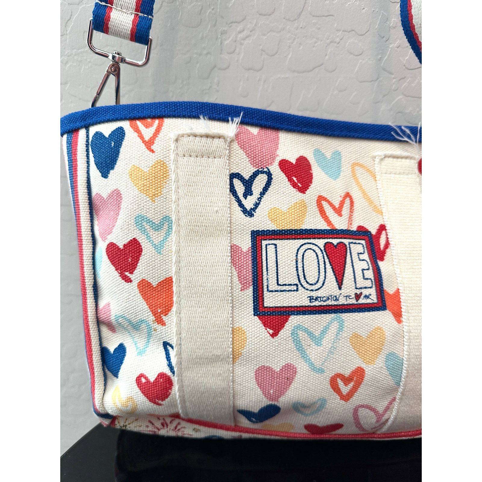 Brighton BRIGHTON | Red White And You Canvas Mini Tote Bag Purse Size ONE SIZE - 3 Thumbnail