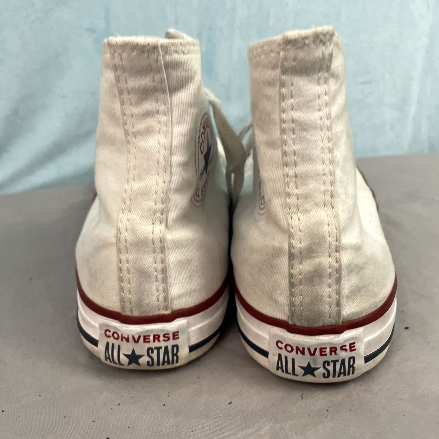 Converse CONVERSE All Star Chuck Taylor All Star Sneaker High Top Mens 8 Womens 10 White Classic BasketBall Shoe Size US 8 / IT 38 - 3 Thumbnail