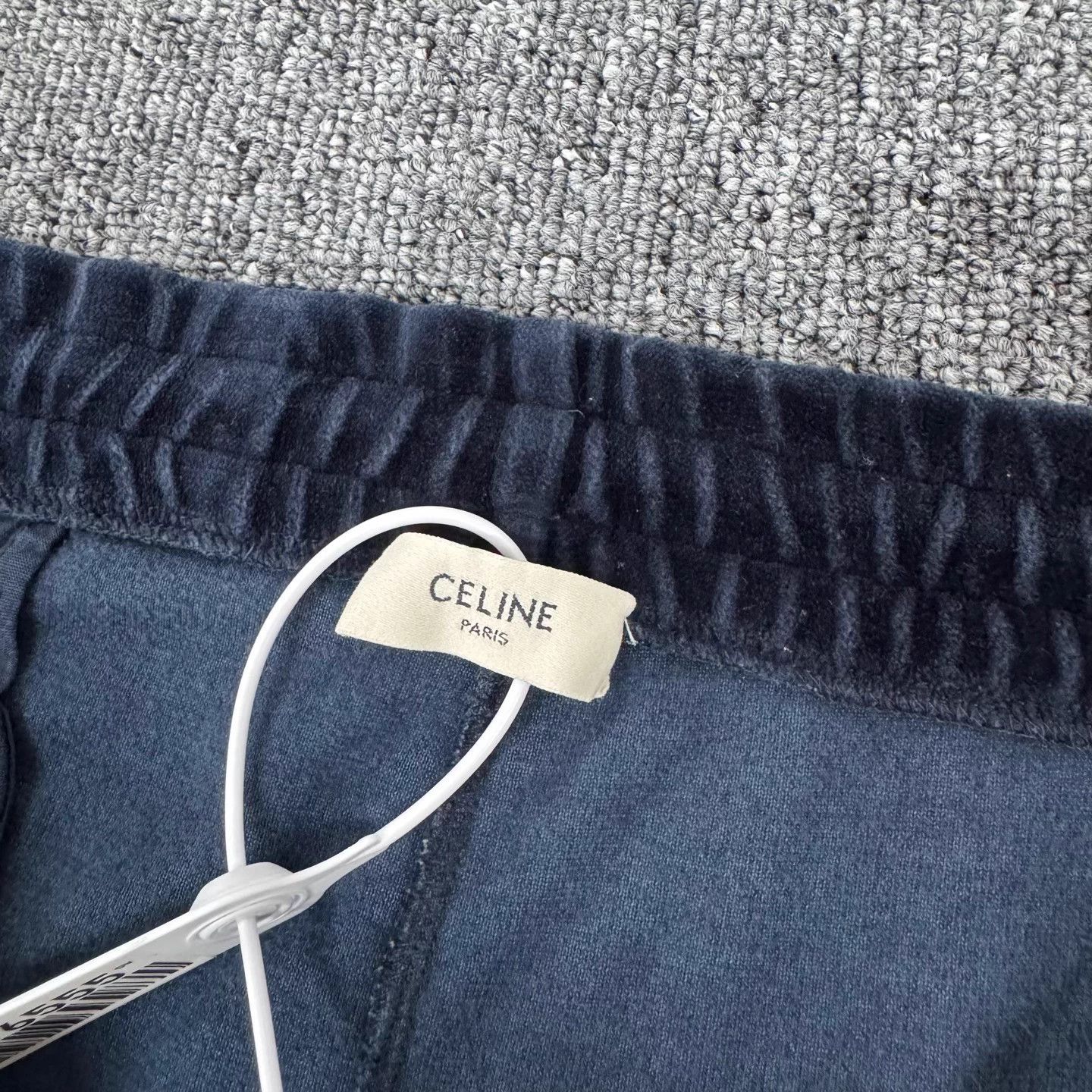 Celine Celine Velvet Triomphe Sweatpants XL 95 New Size 30" / US 8 / IT 44 - 6 Thumbnail