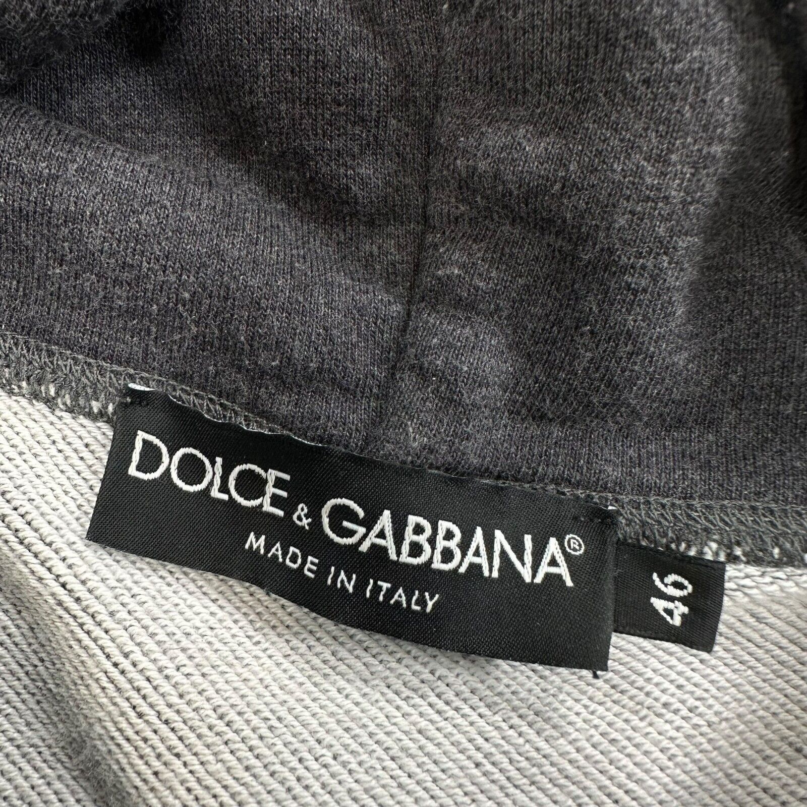 Dolce & Gabbana Dolce & Gabbana Size S Sweatshirt Dark Grey Milano Crown Size US S / EU 44-46 / 1 - 3 Thumbnail