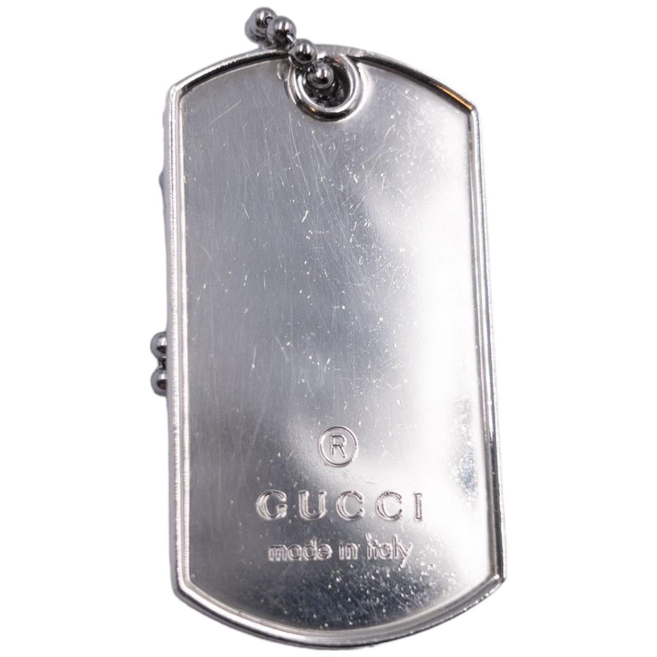 Gucci Vintage Gucci Dog Tag Necklace Size ONE SIZE - 6 Thumbnail