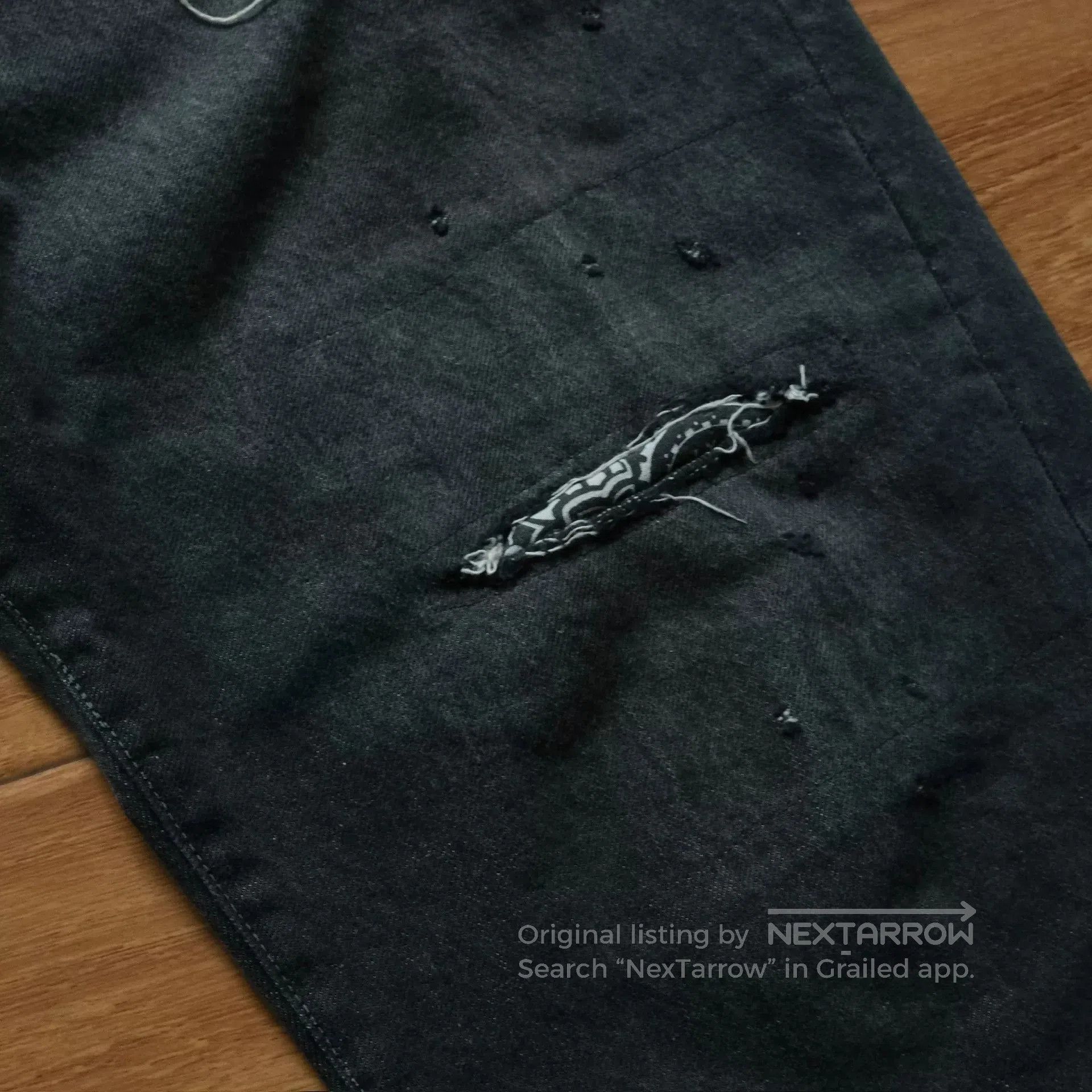 Visvim visvim journeyman black pants with damage. Size US 30 / EU 46 - 4 Thumbnail