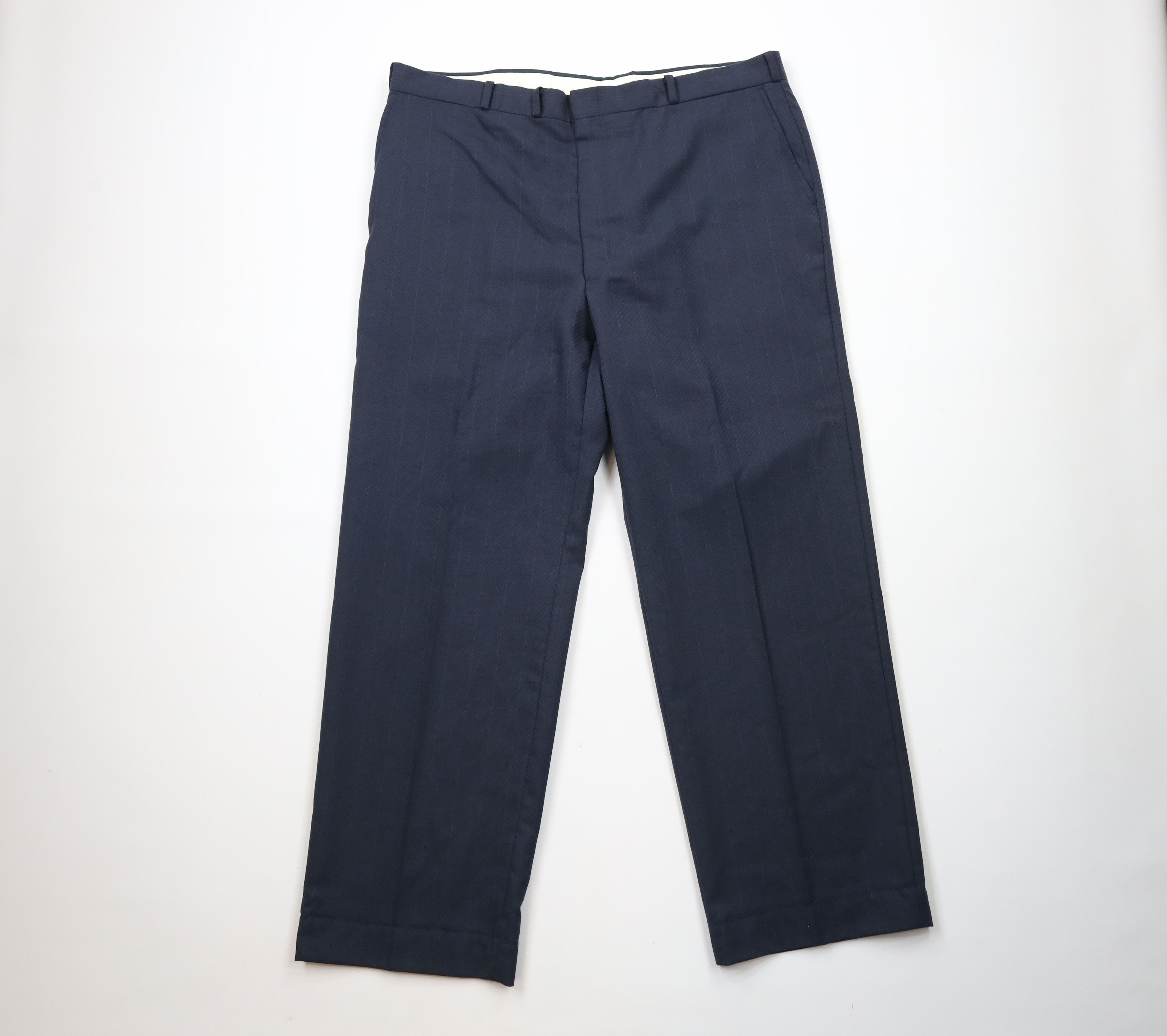 Vintage Vintage 70s Streetwear Striped Bell Bottoms Chino Pants Size US 38 / EU 54 - 1 Thumbnail