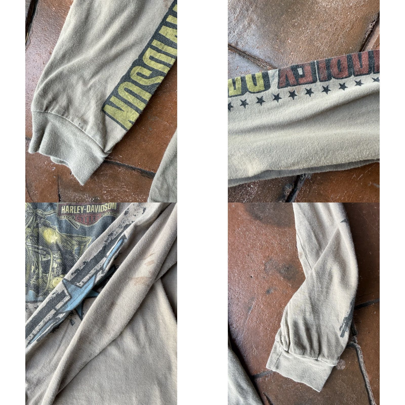 Harley Davidson VINTAGE Harley-Davidson Legendary Motorcycles Long Sleeve T-Shirt Mens Medium Beige 2000s Size US M / EU 48-50 / 2 - 8 Thumbnail