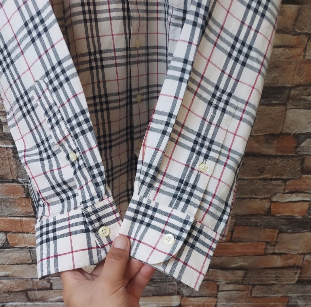 Burberry BURBERRY Nova Check Long Sleeve Button Shirt Size US M / EU 48-50 / 2 - 3 Thumbnail