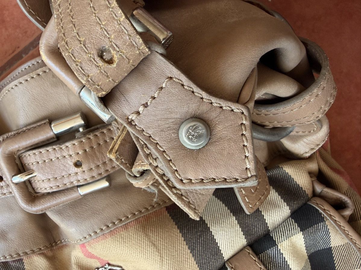 Burberry Burberry Nova beige canvas shoulder bag Size ONE SIZE - 5 Thumbnail