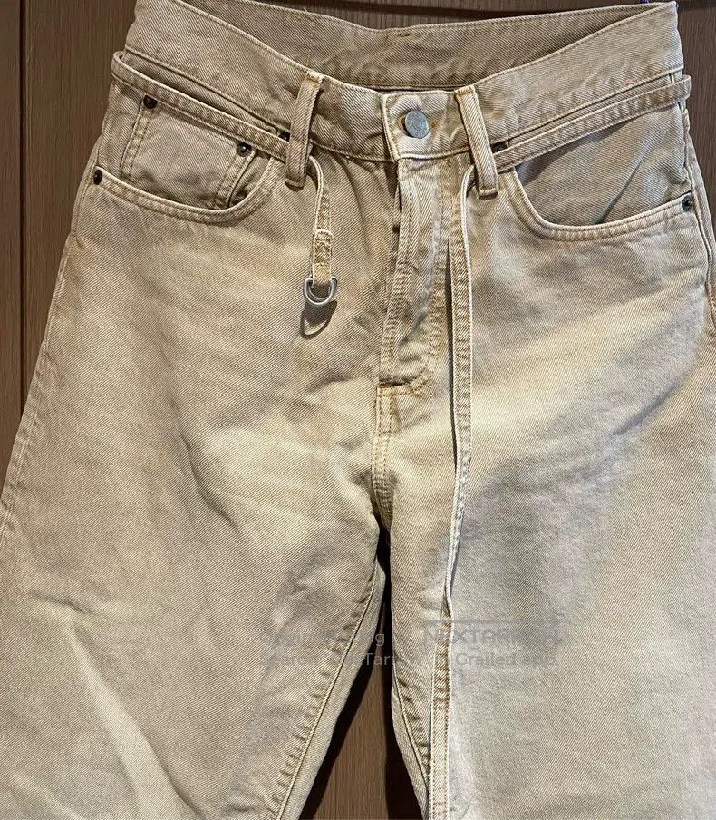 Acne Studios Acne Studios Distressed Wash Khaki Jeans Size 25" / US 0 / IT 36 - 3 Thumbnail