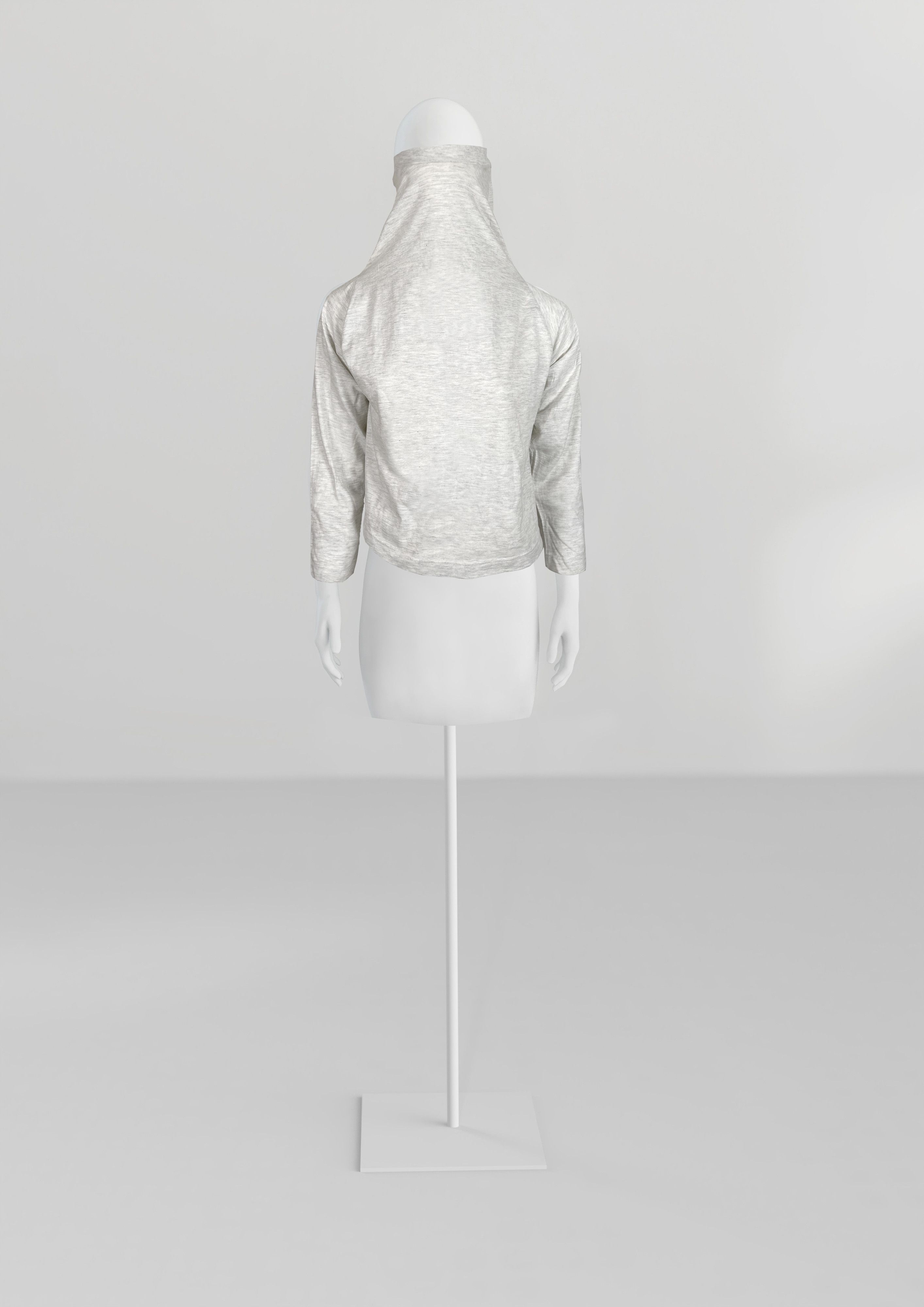 image of Maison Margiela Martin Margiela Artisanal Top in Light Gray, Women's (Size Large)