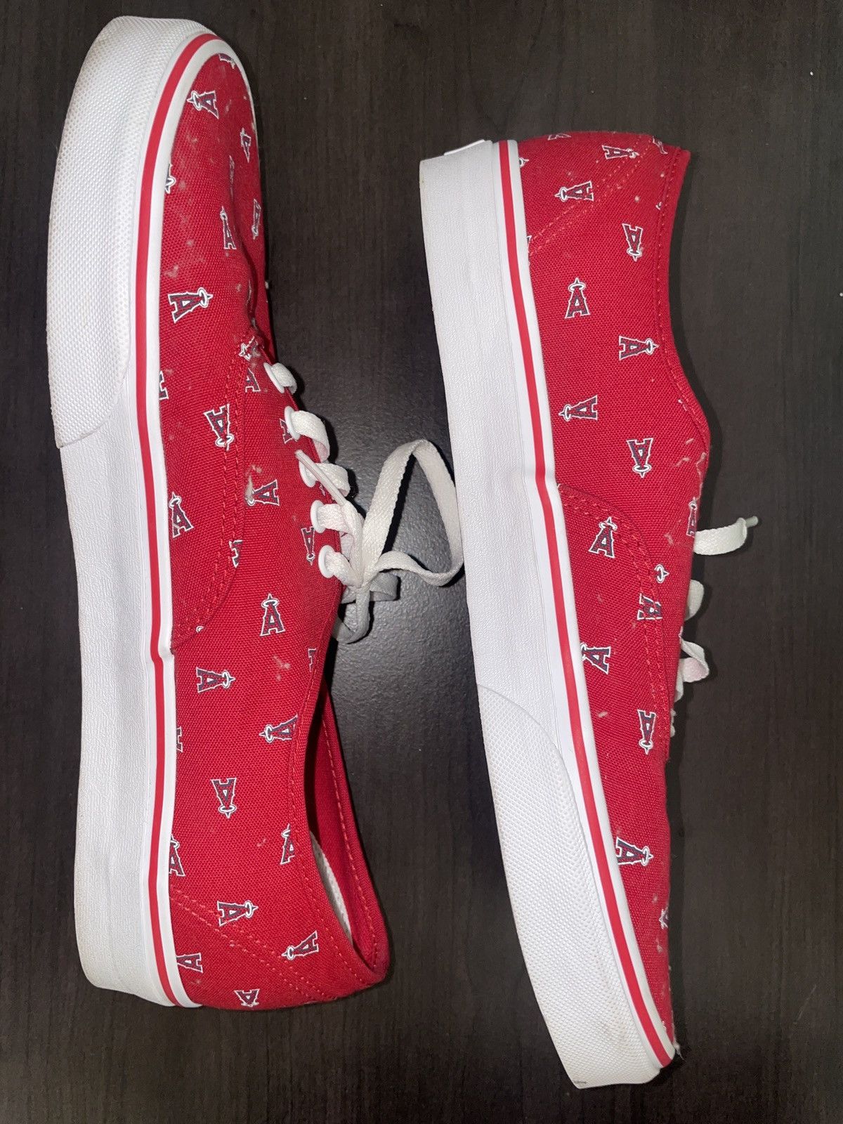 Vans VANS Los Angeles Anaheim Angels Red Shoes MLB Baseball Size US 11 / EU 44 - 6 Thumbnail