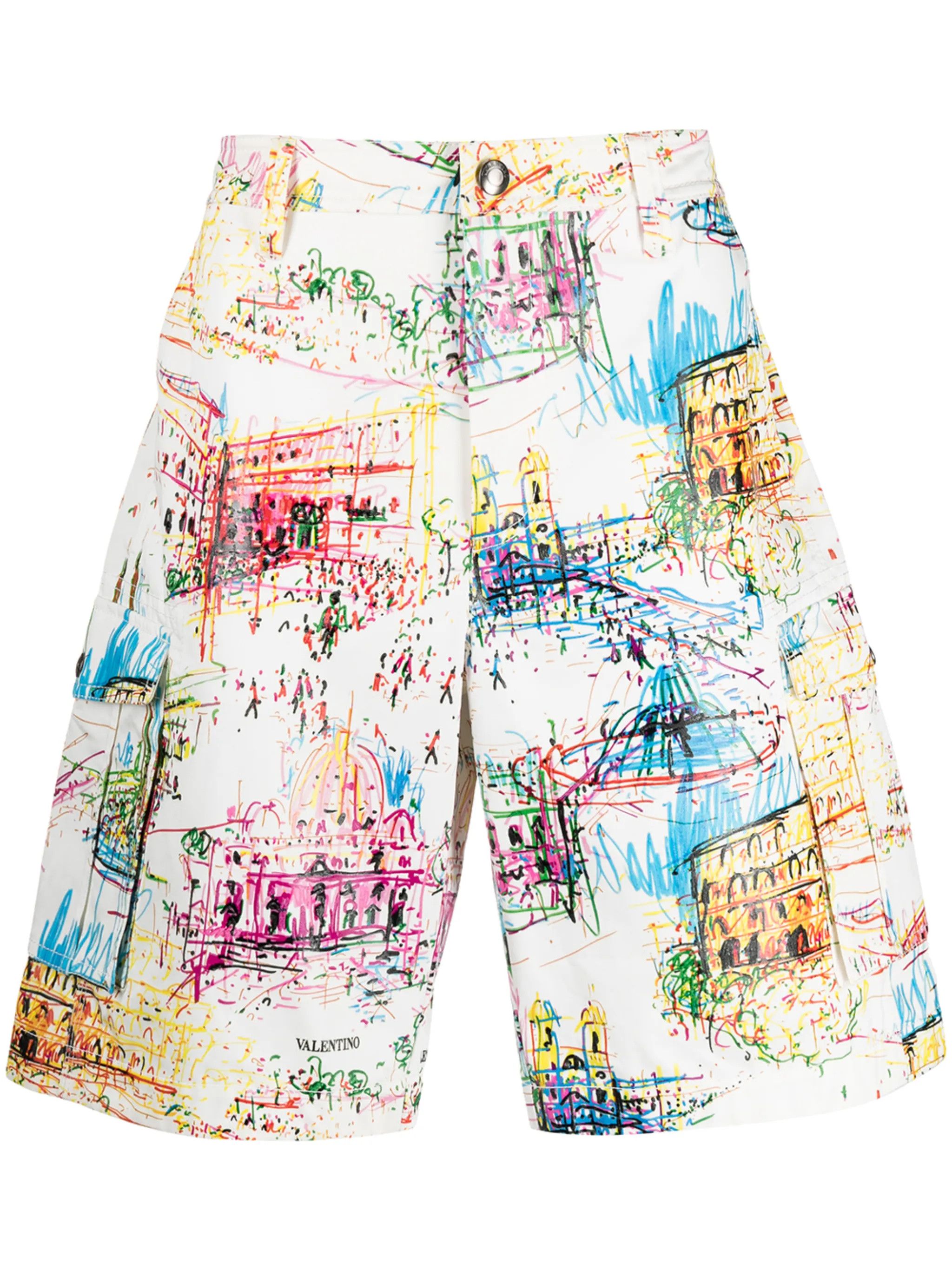 Valentino o1y0525 Cargo Short in Multicolor Size US 36 / EU 52 - 1 Thumbnail