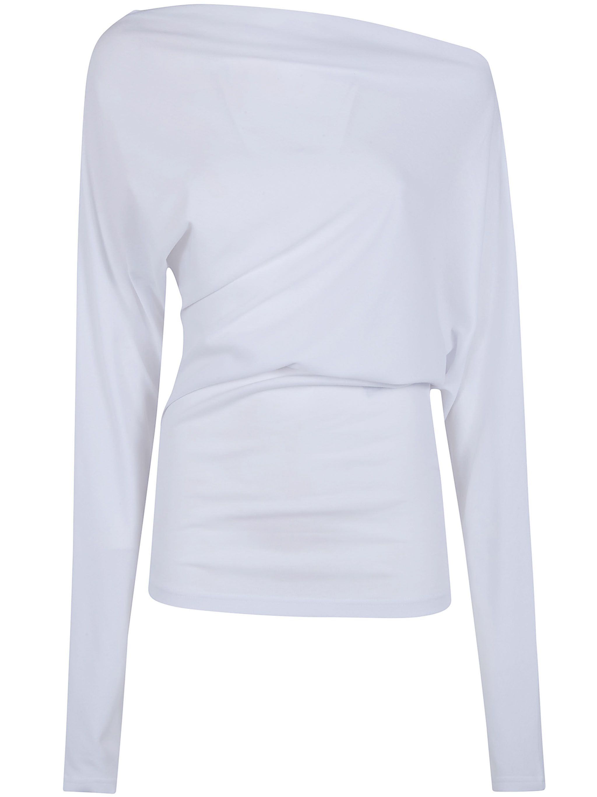 Ann Demeulemeester "ROOS BIAS" CUT DROP SHOULDER TOP Size XS / US 0-2 / IT 36-38 - 1 Thumbnail