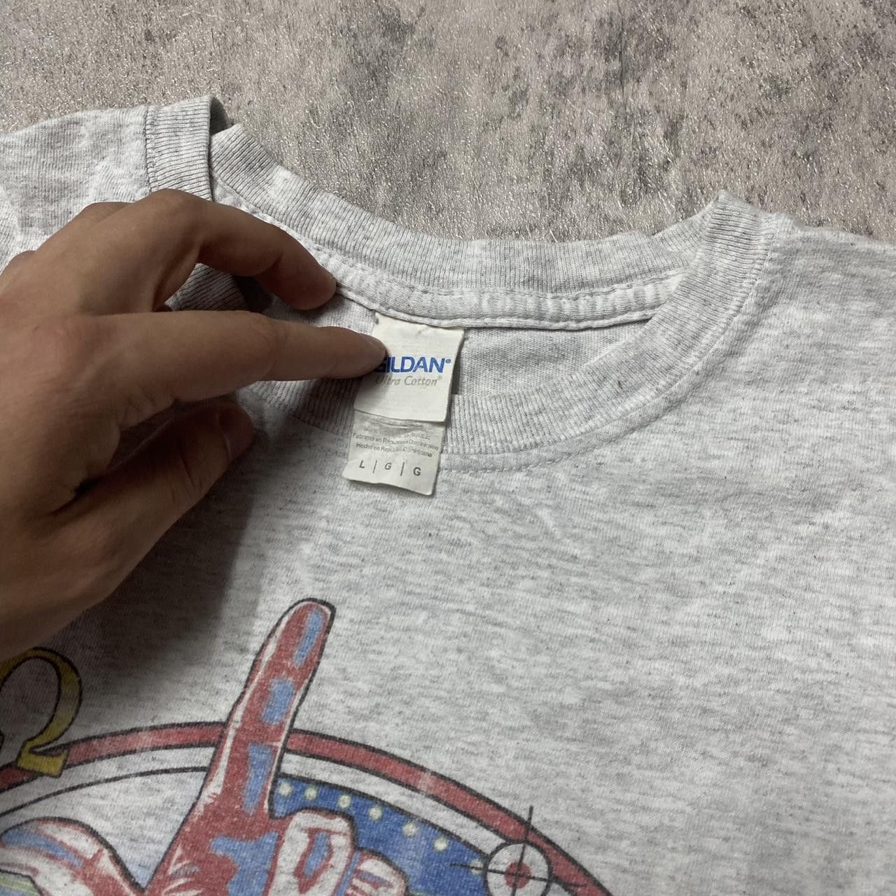 Gildan Grey vintage Omega graphic tee Size US L / EU 52-54 / 3 - 4 Thumbnail