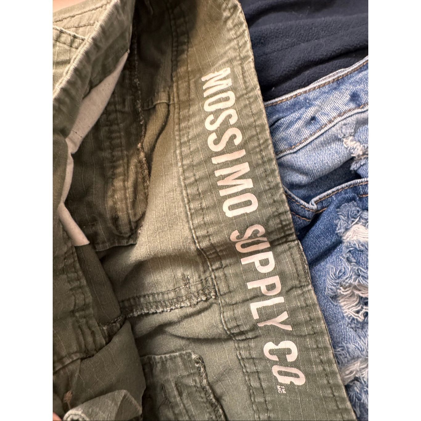 Mossimo Mossimo Supply Co Cargo Shorts Green Size 32 | Paint Splatte Size US 32 / EU 48 - 6 Thumbnail