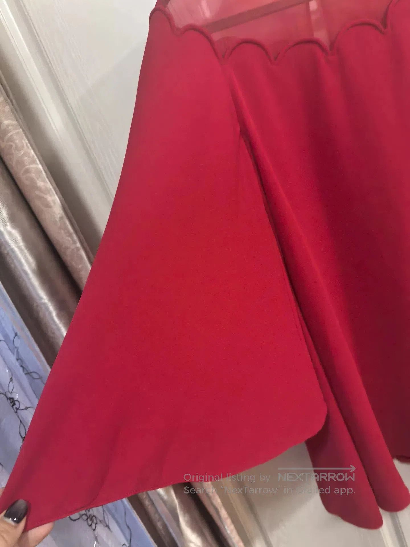 Valentino Valentino Red Mesh Panel Dress. Size S / US 4 / IT 40 - 5 Thumbnail
