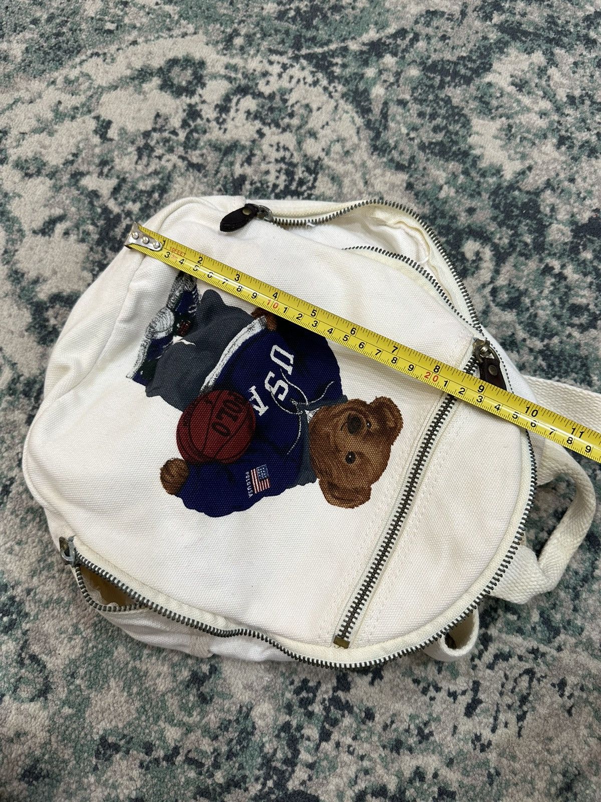 Polo Ralph Lauren Vintage Polo Bear Ralph Lauren Heavy Cotton Backpack Size ONE SIZE - 16 Thumbnail