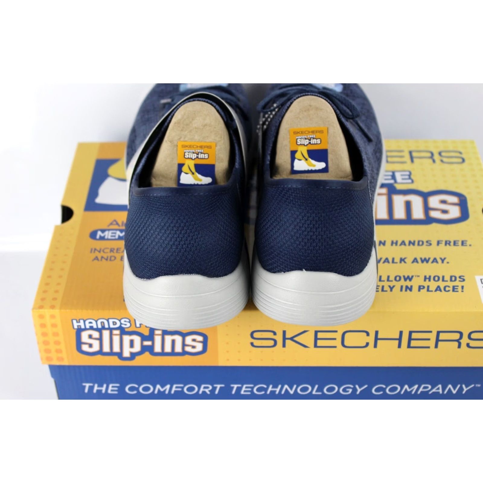 SKECHERS Skechers Women's Slip-Ins On the Go Swift Astounding Sneakers 10 Navy Size US 7 / IT 37 - 5 Thumbnail