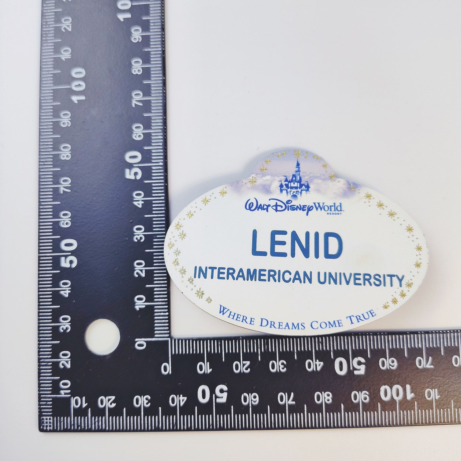Disney Disney Parks Cast Member Badge Lendi White Gold Stars Size ONE SIZE - 9 Thumbnail