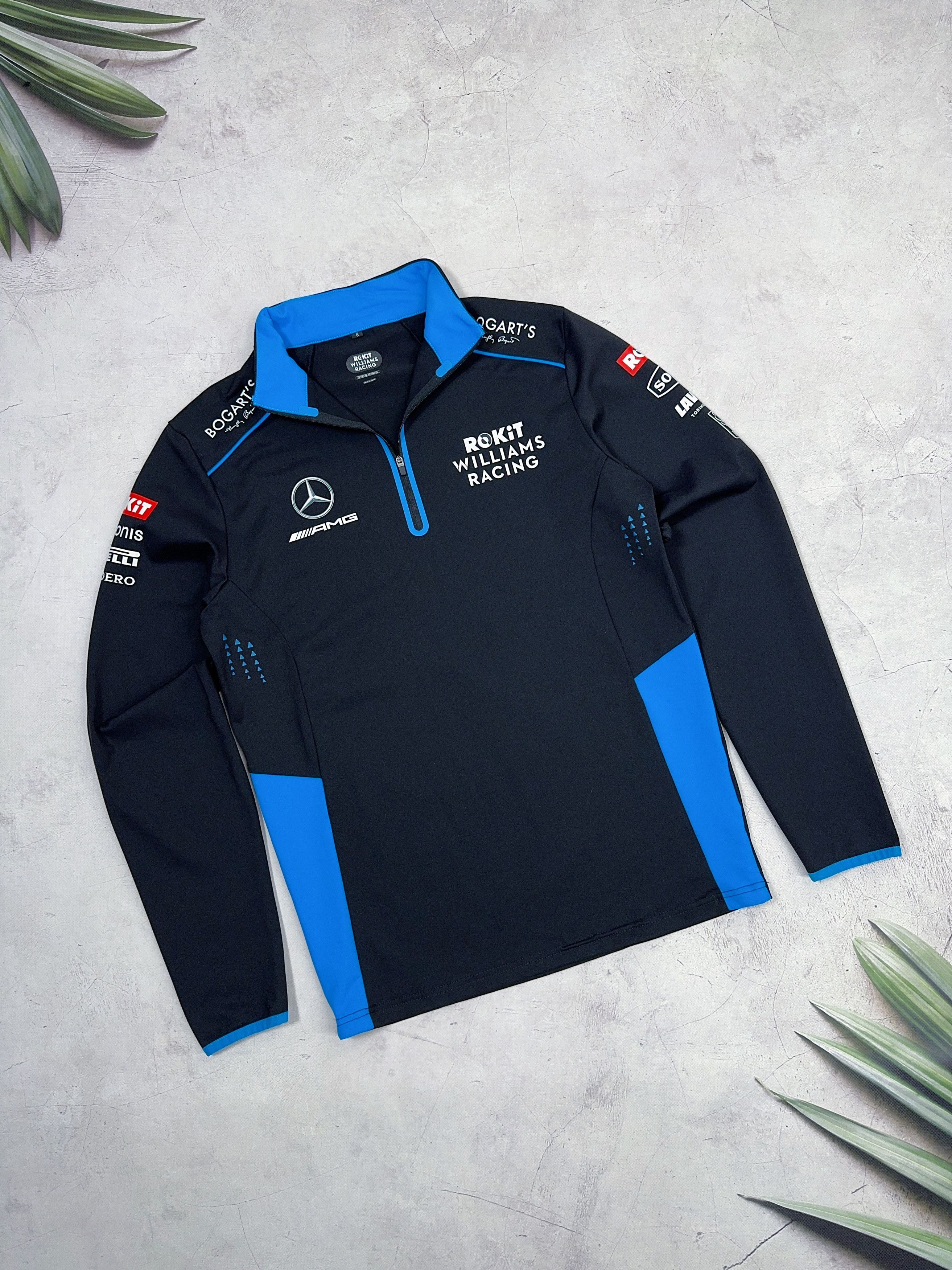 Formula 1 Williams Racing Rokit 1/4 zip Sweatshirt F1 2020 Size US S / EU 44-46 / 1 - 3 Thumbnail