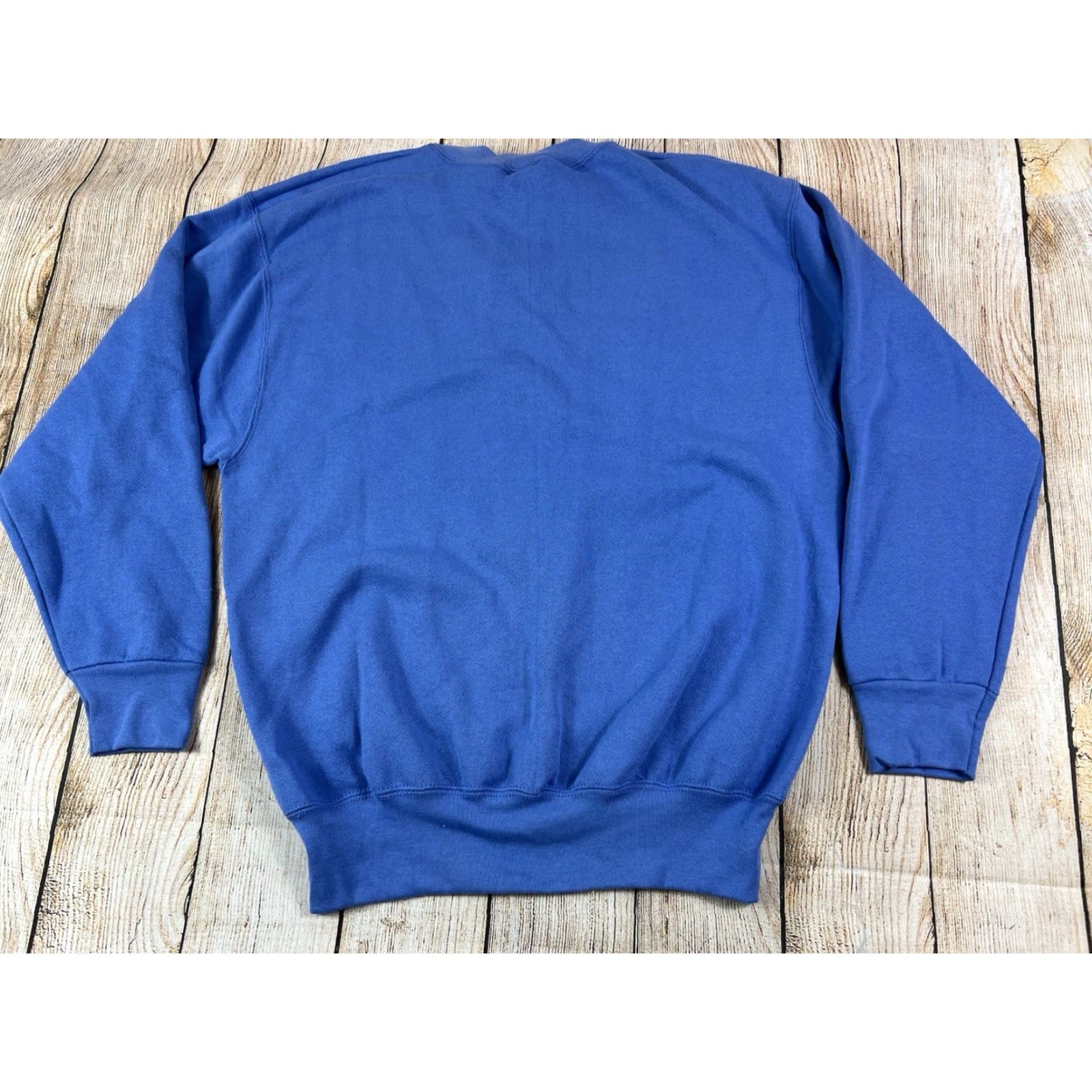 Fruit Of The Loom VINTAGE Fruit of the Loom Sweatshirt Crewneck Women’s M Blue Raglan Sleeve With Tags 90s USA USA 90s Size M / US 6-8 / IT 42-44 - 2 Thumbnail