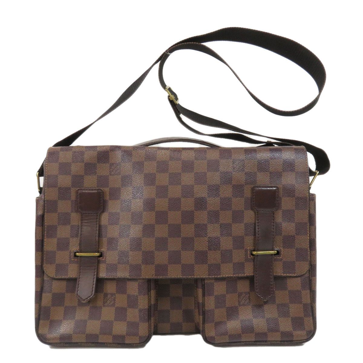 Louis Vuitton Broadway Damier Ebene Business Bag Damier Canvas