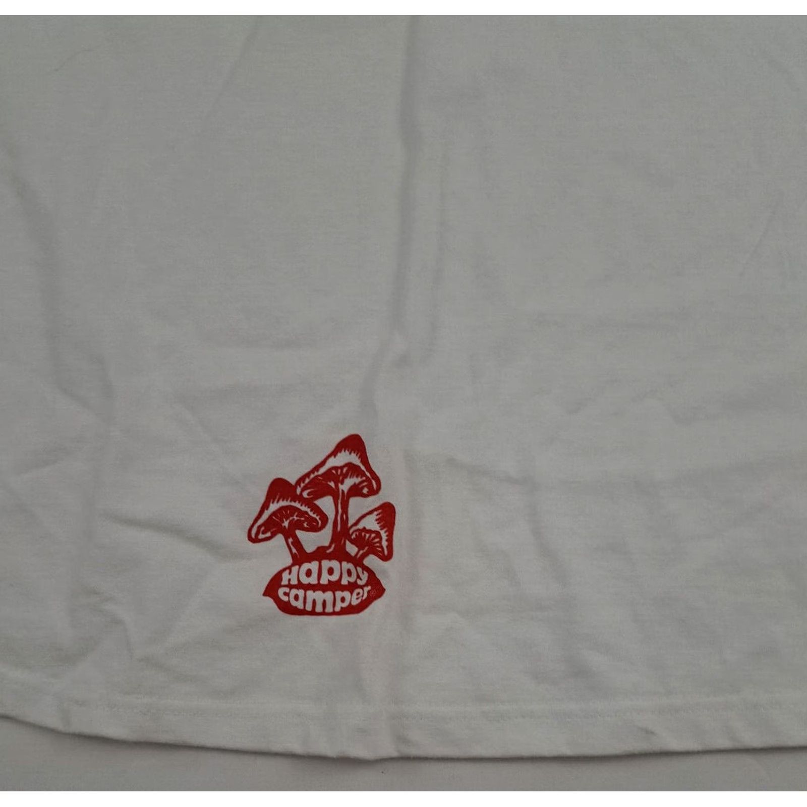 Vintage VINTAGE Happy Camper 1976 Trans Am T-Shirt L White USA Unisex Adults Short Sleeve Made in USA Mens Women Girls Boys Size US L / EU 52-54 / 3 - 5 Thumbnail