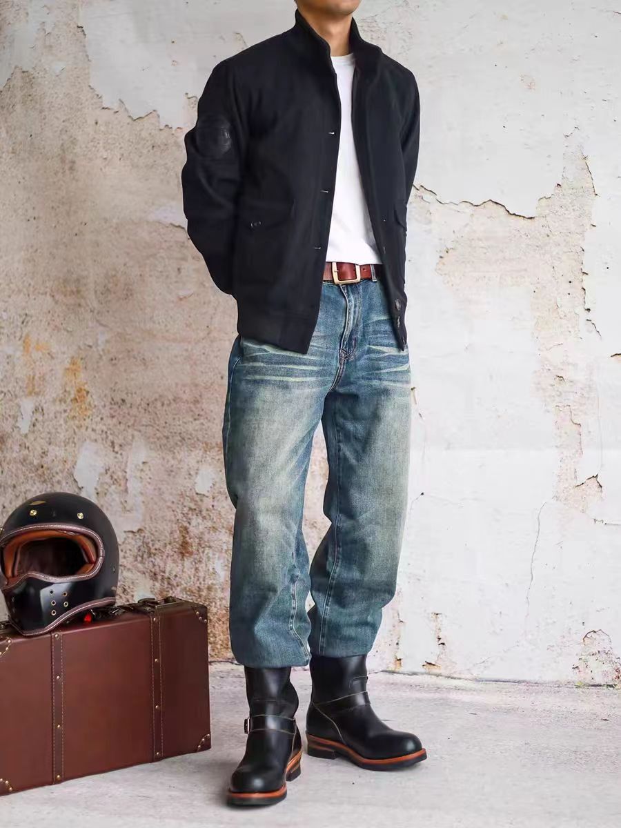 Japanese Brand × Vintage Vintage Washed and Aged Textured Blue Jeans Size US 34 / EU 50 - 2 Thumbnail