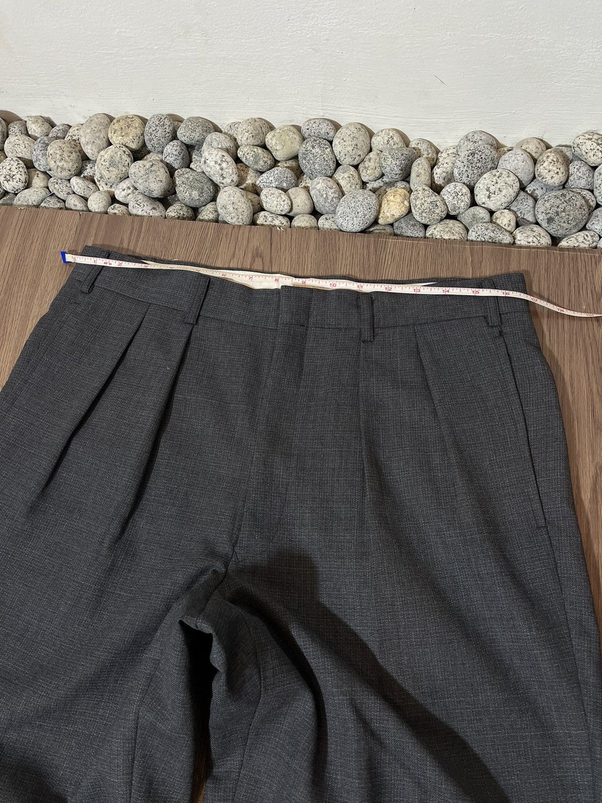 Burberry × Vintage Vintage Burberry Classic Charcoal Trouser Size US 33 - 11 Thumbnail