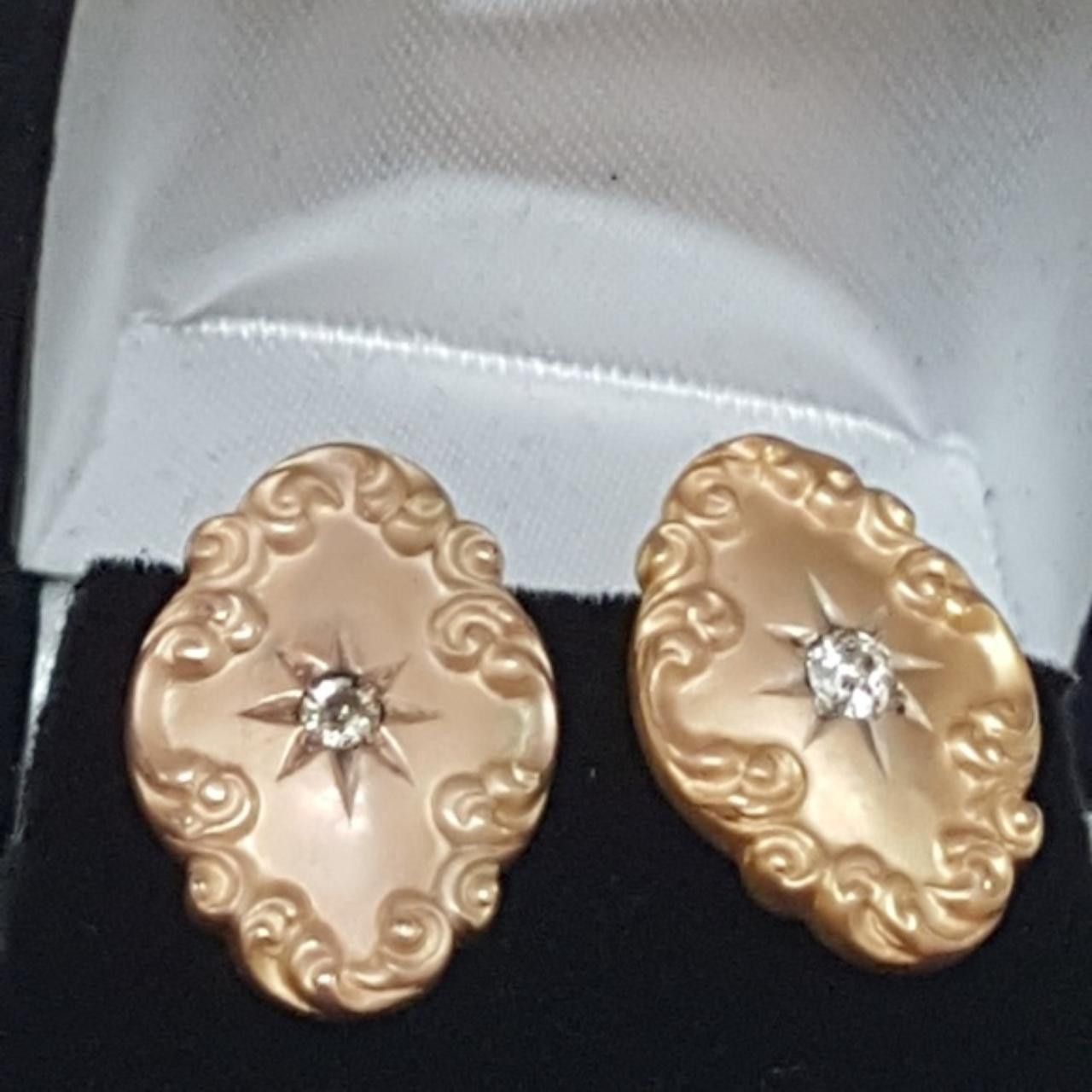 Other Victorian 14k gold .25ct Diamond Studs Earrings Size ONE SIZE - 1 Thumbnail