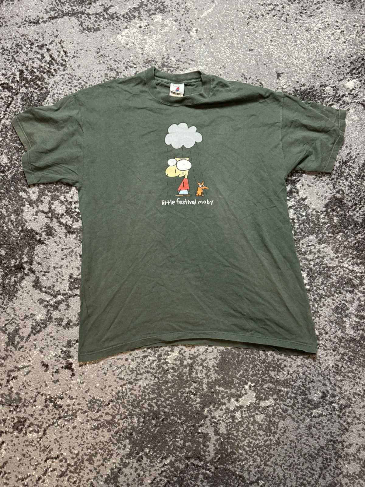 Band Tees × Vintage Vintage Y2K 1999 Moby Little Festival Idiot band rock tee Size US XL / EU 56 / 4 - 1 Thumbnail