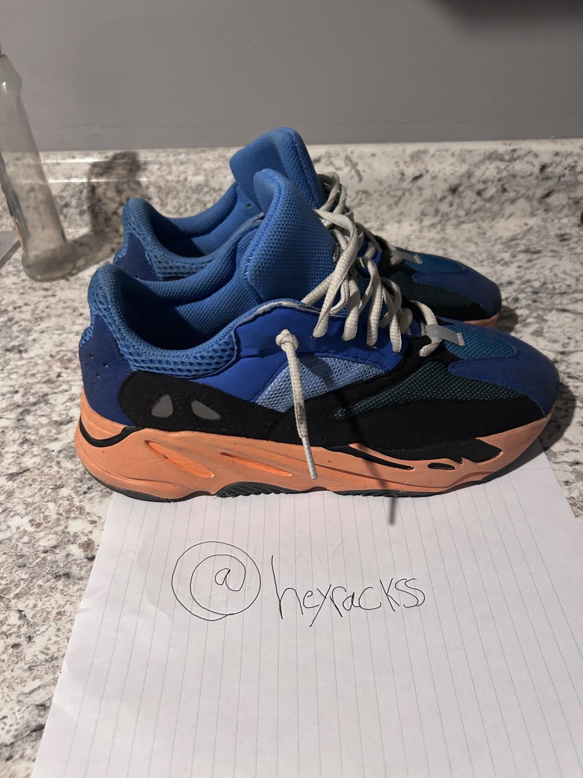 Burberry × Designer × Yeezy 2021 Yeezy Boost 700 'Bright Blue' Size US 9.5 / EU 42-43 - 4 Thumbnail