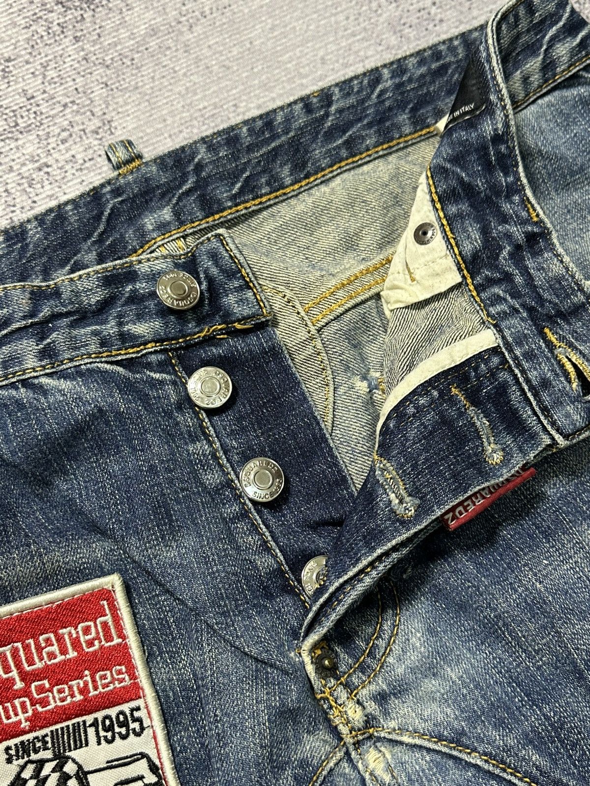 Hysteric Glamour Hysteric Glamour Patchwork Denim Size US 33 - 11 Thumbnail