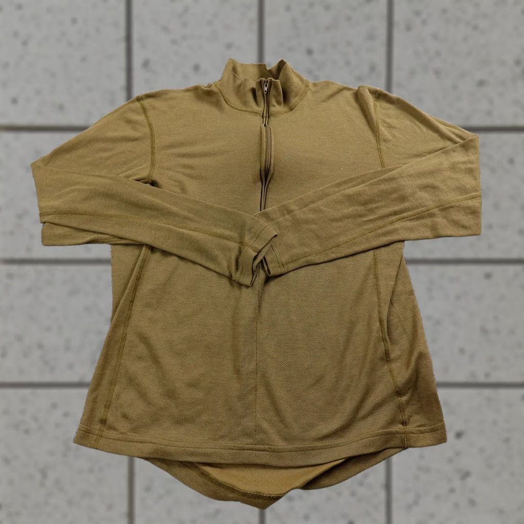 Industrie Orc Industries Pullover Mens M Brown 1/4 Zip Long Sleeve Base Layer Top Army Size US M / EU 48-50 / 2 - 1 Thumbnail