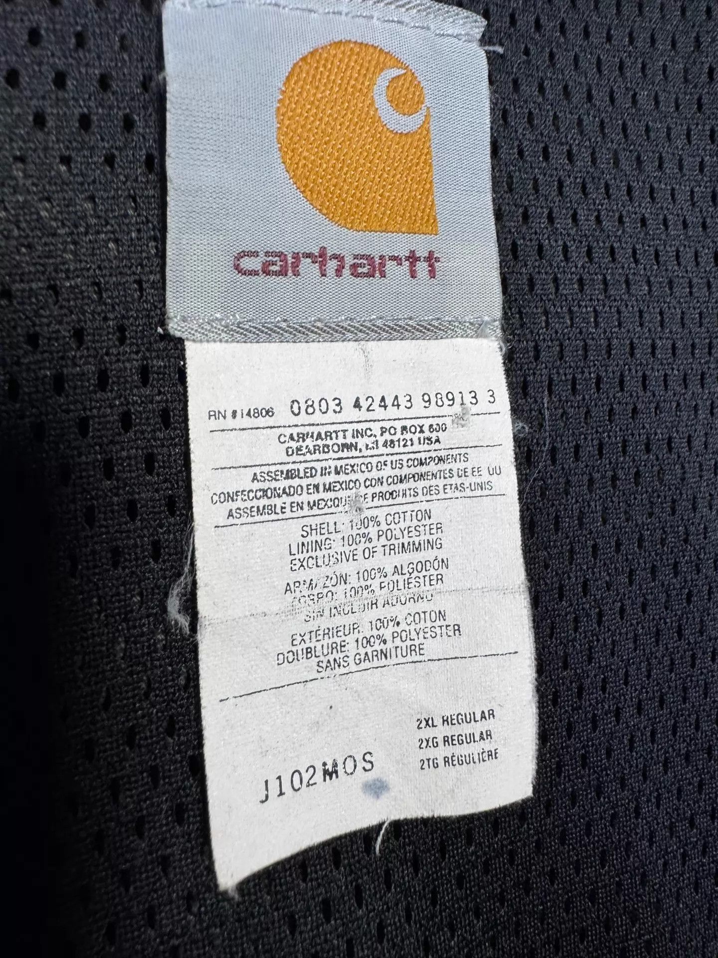 Carhartt Vintage Carhartt J102 Moss Green 2XL Size US XXL / EU 58 / 5 - 8 Thumbnail