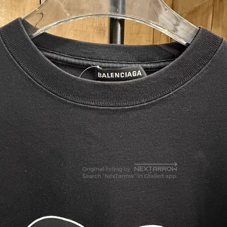 Balenciaga Balenciaga Mastercard Logo Black Short Sleeve T-Shirt Size US XS / EU 42 / 0 - 3 Thumbnail