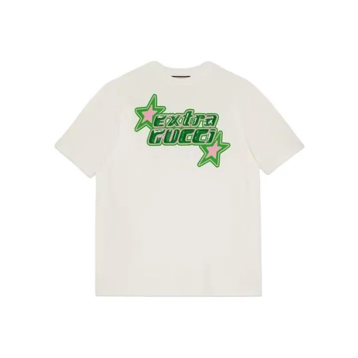 Gucci Gucci Logo Embroidered Short Sleeve T-Shirt-2507 Size XS / US 0-2 / IT 36-38 - 5 Thumbnail