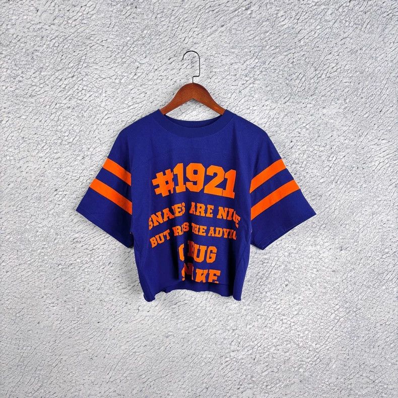 Gucci Gucci Blue Short Sleeve Logo Tee-dmc Size US XS / EU 42 / 0 - 1 Thumbnail