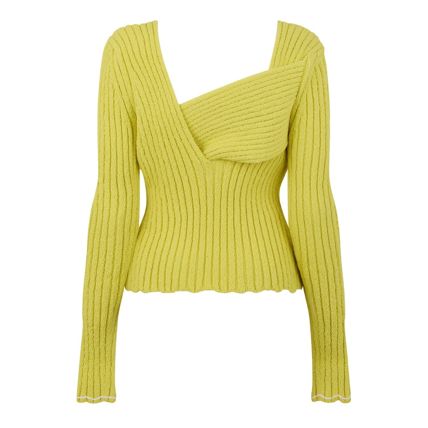 Bottega Veneta Bottega Veneta Asymmetric Long Sleeve Regular Fit Sweater Size XS / US 0-2 / IT 36-38 - 2 Thumbnail