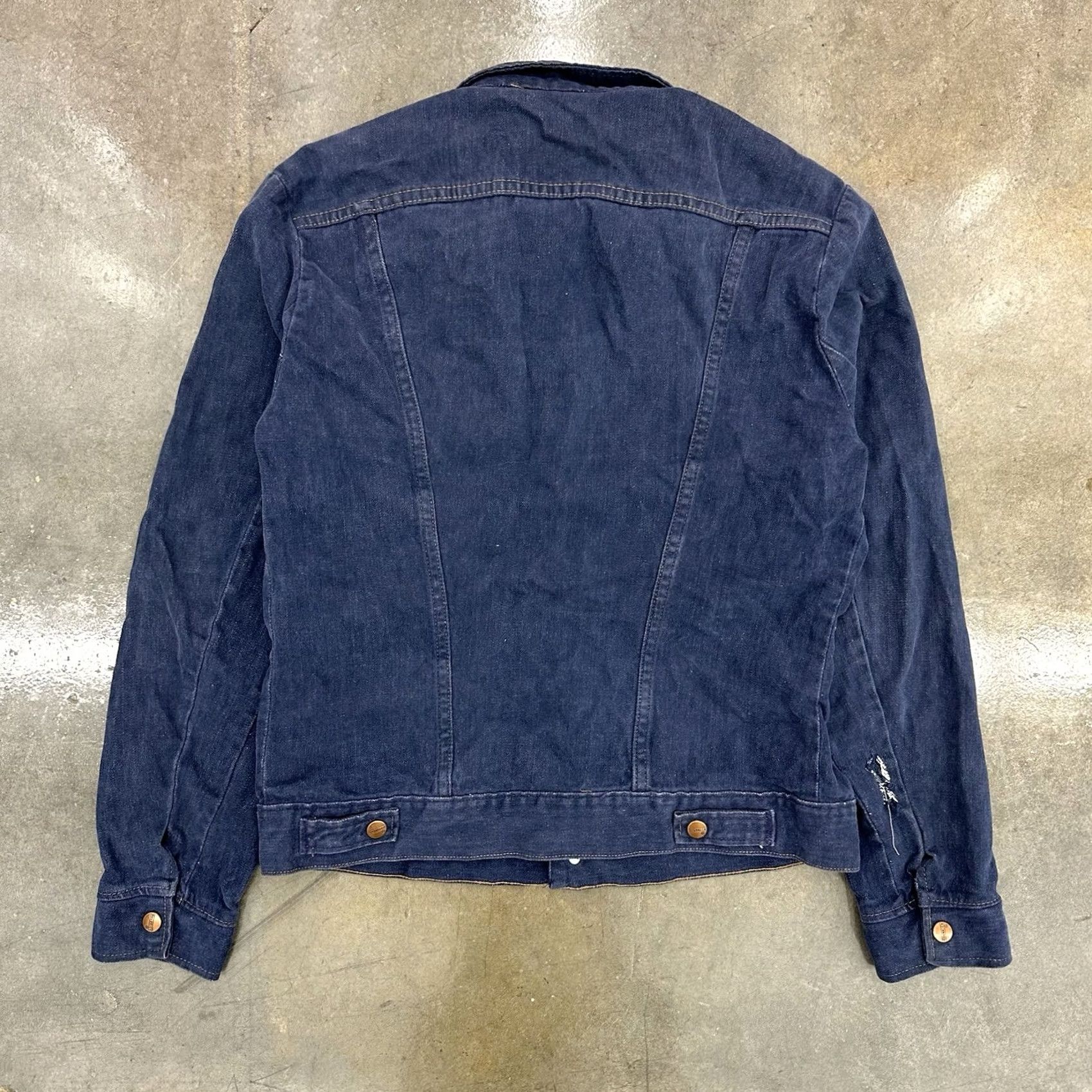Vintage VINTAGE Blue Bell Denim Jacket S/M Blue Brushed Cotton Made In USA 1970s Mens Womens Boys Girls Regular Size Size US S / EU 44-46 / 1 - 5 Thumbnail