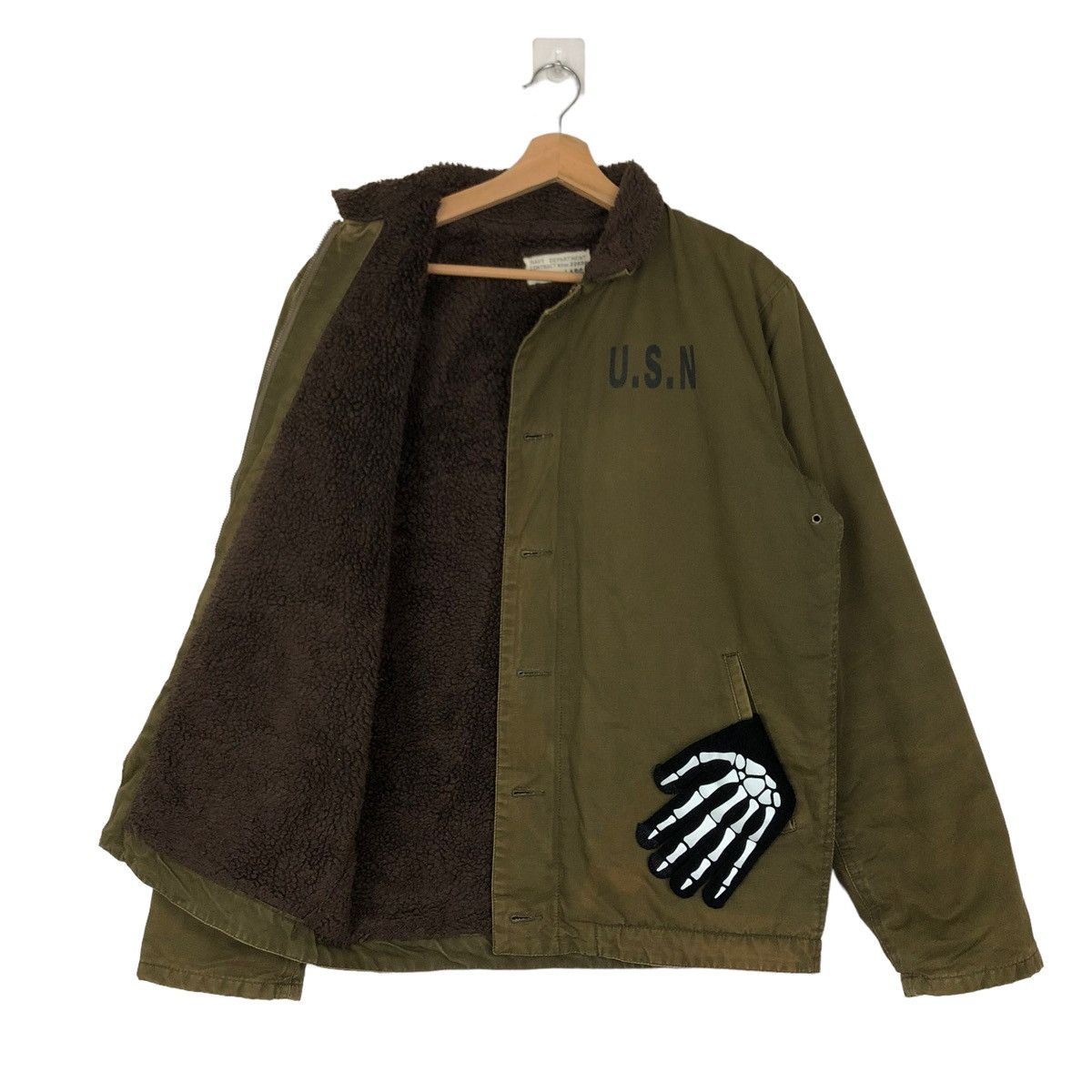 Buzz Rickson's 🔥RARE VINTAGE U.S.NAVY N-1 DECK JACKET BUZZ RICKSON’s TOYO Size US L / EU 52-54 / 3 - 3 Thumbnail
