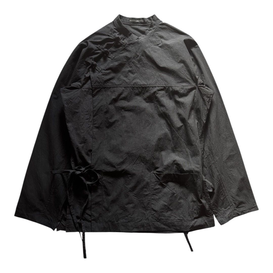 Yohji Yamamoto Yohji Yamamoto Pour Homme Black Jiaoling Shan Collar Jacket Size US L / EU 52-54 / 3 - 2 Thumbnail